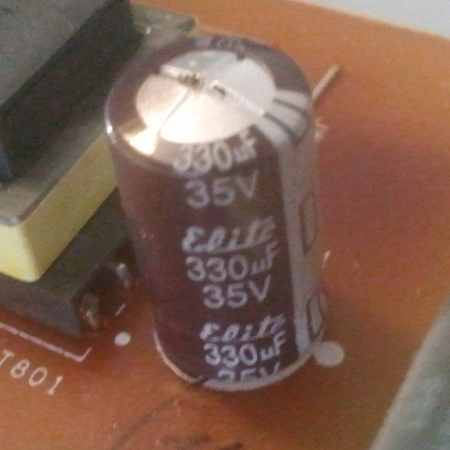 Capacitor values capacitor